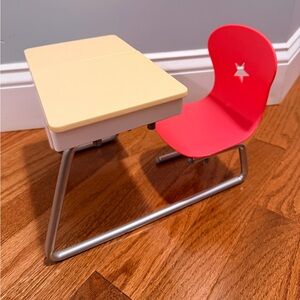 Retired American Girl Truly Me Flip-top desk / school chair set